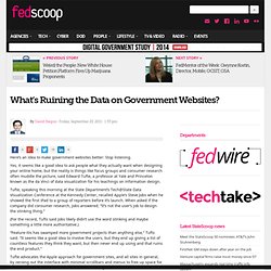 What’s Ruining the Data on Government Websites?