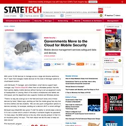Governments Move to the Cloud for Mobile Security
