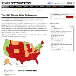The 2015 Climate Guide To Governors