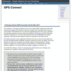 GPS Connect for Mac OS X