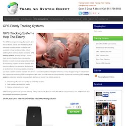 GPS Elderly Tracking Systems
