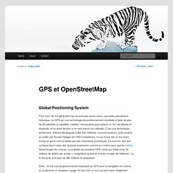 GPS et OpenStreetMap