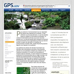 GPS.gov: Environnement