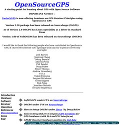 Opensource GPS