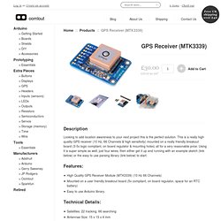 GPS Receiver (MTK3339) .:oomlout:.