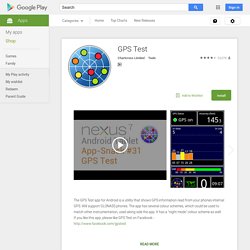 GPS Test - Android Market