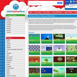 6th Grade - Free Math Games, Videos Worksheets for Sixth Graders