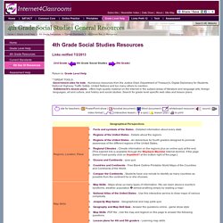 4th Grade Social Studies Resources
