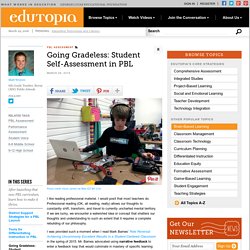 Going Gradeless: Student Self-Assessment in PBL