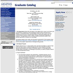 Graduate Catalog