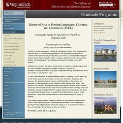Foreign Languages and Literatures