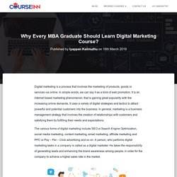 Why MBA Graduate Should Learn Digital Marketing Course?