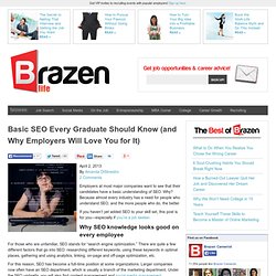 Basic SEO Every Graduate Should Know (and Why Employers Will Love You for It)
