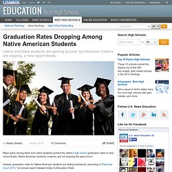 Graduation Rates Dropping Among Native American Students