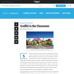 Graffiti in the Classroom