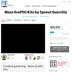 Moss Graffiti Kits by Sprout Guerrilla