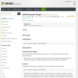 UiPerformance Plugin