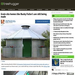 Grain Silo Homes Like Bucky Fuller's Still Being Made