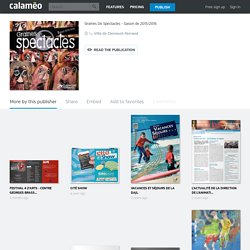 Calaméo - Graines De Spectacles - Saison de 2015/2016