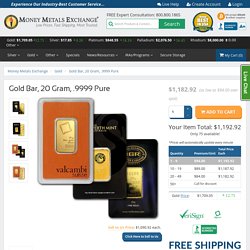 20 Gram Gold Bars for Sale · Money Metals®