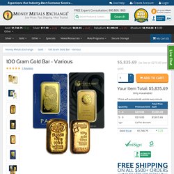 100 Gram Gold Bars for Sale · PAMP Suisse · Money Metals®