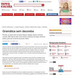 Gramática sem decoreba