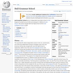 Hull Grammar School