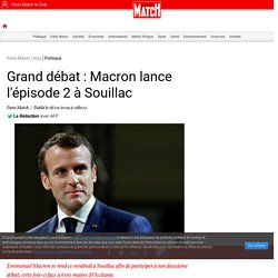 18/01/2019 Grand débat : Macron lance l'épisode 2 à Souillac