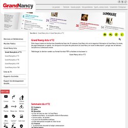 Grand NancyActu n°69