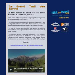 Grand Trail des Ecrins 2015 - Grand Trail des Ecrins