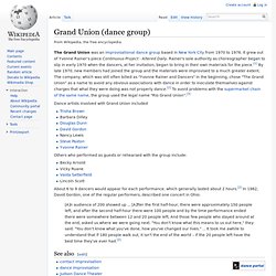 Grand Union (dance group)