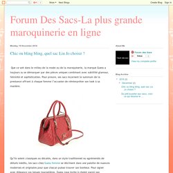 Chic ou bling bling, quel sac Liu Jo choisir ?