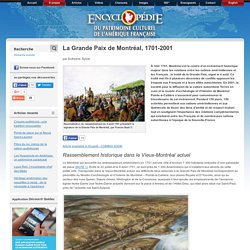 La Grande Paix de Montréal, 1701-2001