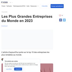 TOP 10 - Les Plus Grandes Entreprise au Monde - Liste de 2020