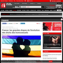 France: les grandes étapes de l'évolution des droits des homosexuels