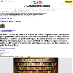Les livres en grandes surfaces : non aux "espaces culturels Leclerc"