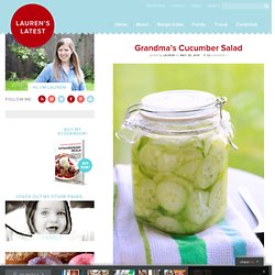 Grandma’s Cucumber Salad