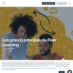 Les grands principes du Peer Learning