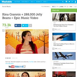 Kina Grannis + 288,000 Jelly Beans = Epic Music Video