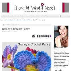 Granny's Crochet Pansy