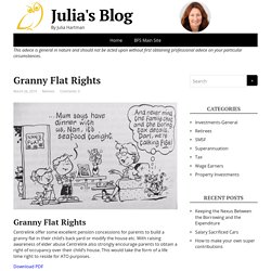 Granny Flat Rights – Julia's Blog