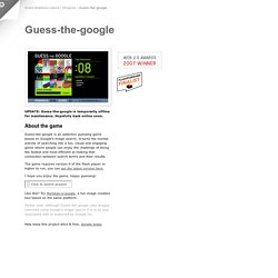 Grant Robinson : Guess-the-google