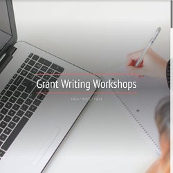 Grant Writing Workshops - IMLS, NEH, NEA