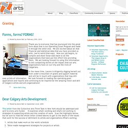 Calgary Arts Development - Grants
