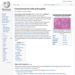 Wegener's granulomatosis