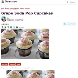 Grape Soda Pop Cupcakes