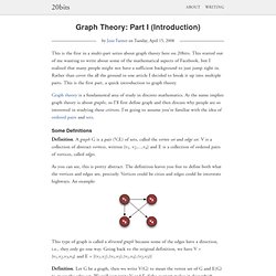 Graph Theory: Part I (Introduction)