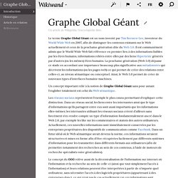 Graphe Global Géant - Wikiwand