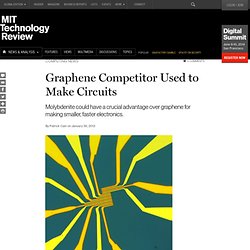 Graphene Competitor Used to Make Circuits