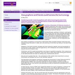 How graphene and friends could harness the Sun’s energy